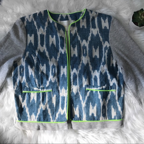 Anthropologie Souvenir ed Staci Woo Ikat Coat-S - Picture 6 of 8